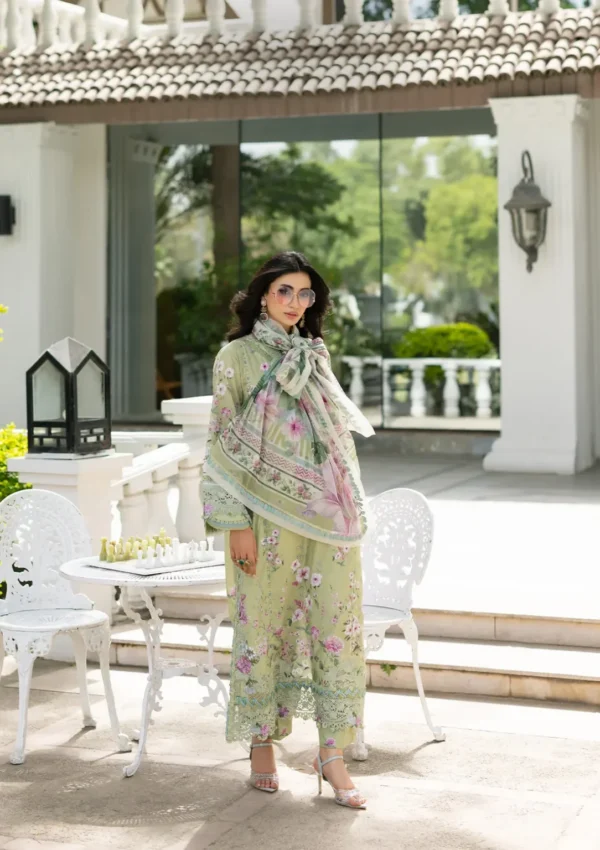 My Fashion Road Elaf Signature Embroidered Lawn with Chiffon Dupatta Vol II ’26 | 6A