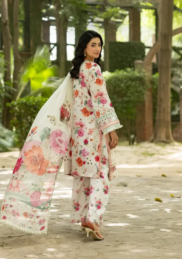 My Fashion Road Elaf Signature Embroidered Lawn with Chiffon Dupatta Vol II ’26 | 4A