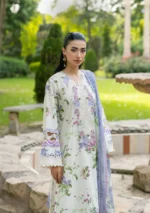 My Fashion Road Elaf Signature Embroidered Lawn with Chiffon Dupatta Vol II ’26 | 3B