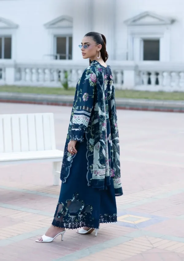 My Fashion Road Elaf Signature Embroidered Lawn with Chiffon Dupatta Vol II ’26 | 3A
