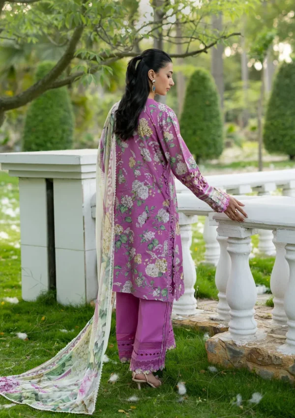 My Fashion Road Elaf Signature Embroidered Lawn with Chiffon Dupatta Vol II ’26 | 7B