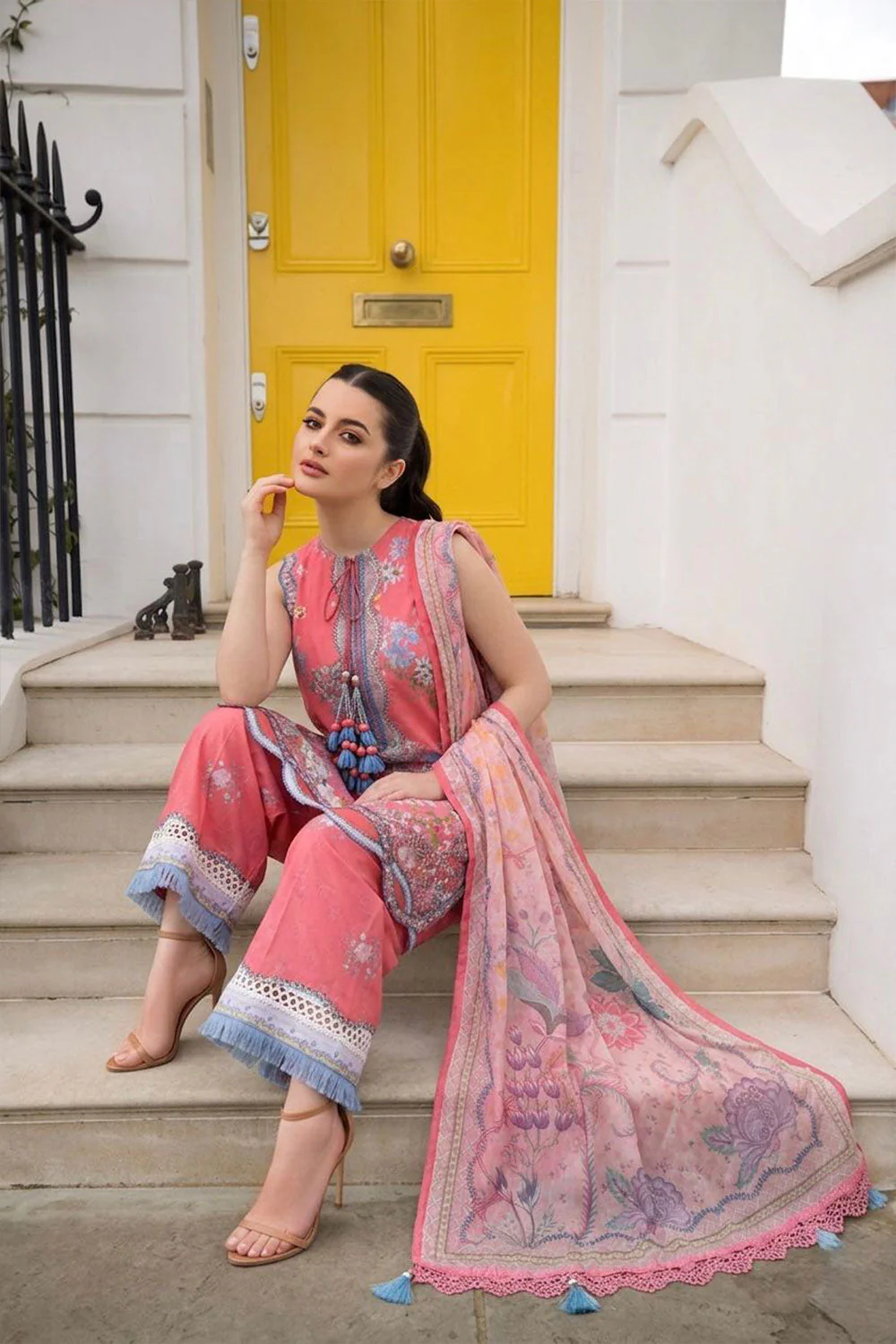 My Fashion Road Sobia Nazir Prints Lawn Unstitched Suit 2026 | 6B My Fashion Road Sobia Nazir Prints Lawn Unstitched Suit 2026 | 6B