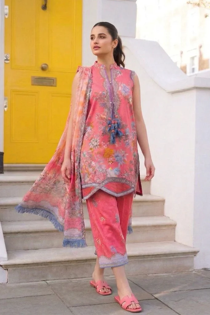 My Fashion Road Sobia Nazir Prints Lawn Unstitched Suit 2026 | 6B