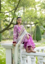 My Fashion Road Elaf Signature Embroidered Lawn with Chiffon Dupatta Vol II ’26 | 7B