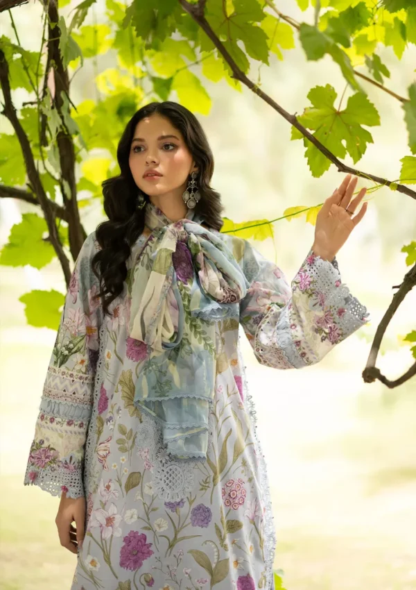 My Fashion Road Elaf Signature Embroidered Lawn with Chiffon Dupatta Vol II ’26 | 5A