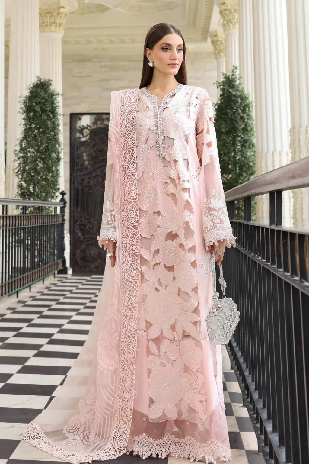 My Fashion Road MariaB Eid Lawn Unsititched Suit 2026 | 02 My Fashion Road MariaB Eid Lawn Unsititched Suit 2026 | 02
