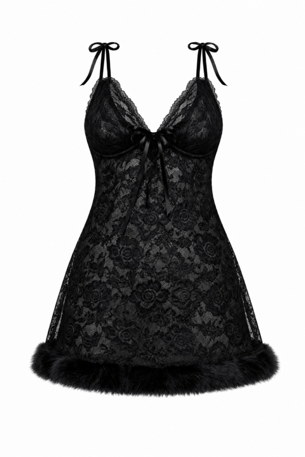 My Fashion Road Zyvera Romantic Net Babydoll Bridal Set- RED | PURPLE | BLACK