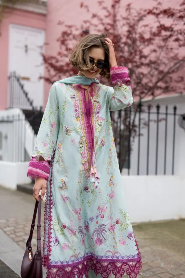 My Fashion Road Sobia Nazir Prints Lawn Unstitched Suit 2026 | 7A