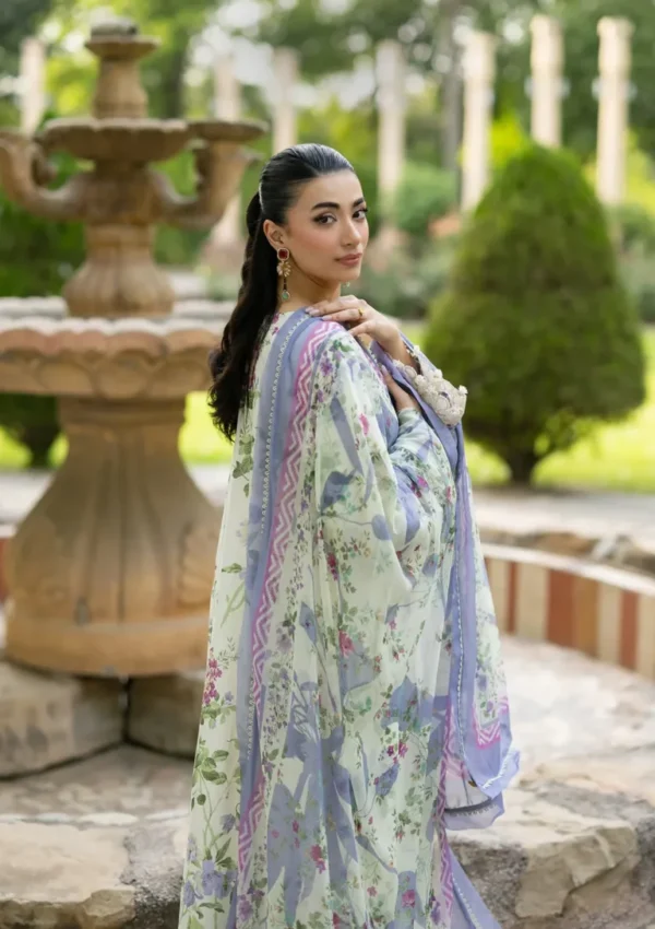 My Fashion Road Elaf Signature Embroidered Lawn with Chiffon Dupatta Vol II ’26 | 3B