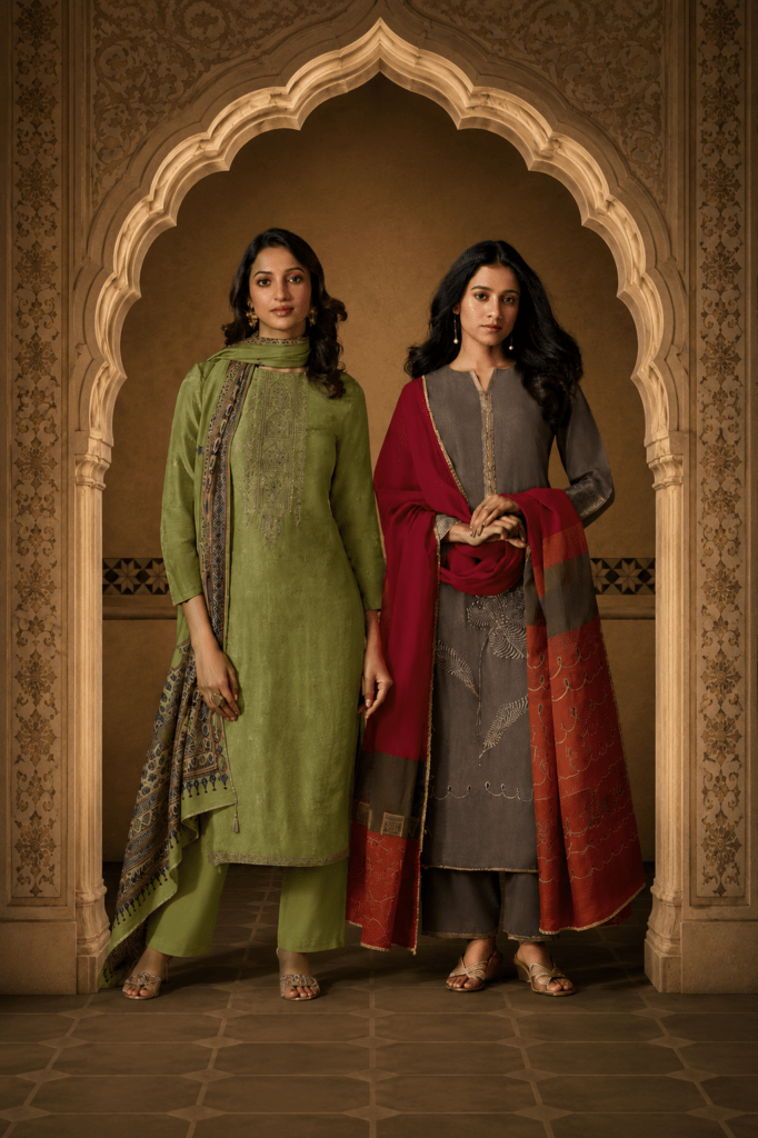 My Fashion Road Premium Omtex Unstitched Suits Combo deal | Buy1get1free