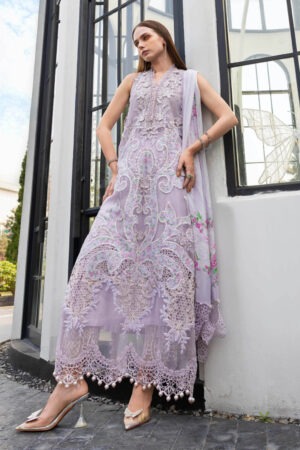 My Fashion Road MariaB Eid Lawn Unsititched Suit 2026 | 12