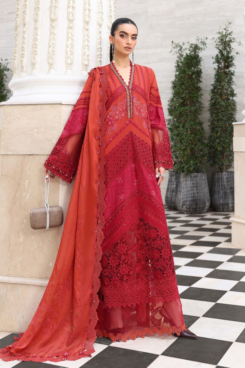 My Fashion Road MariaB Eid Lawn Unsititched Suit 2026 | 13 My Fashion Road MariaB Eid Lawn Unsititched Suit 2026 | 13
