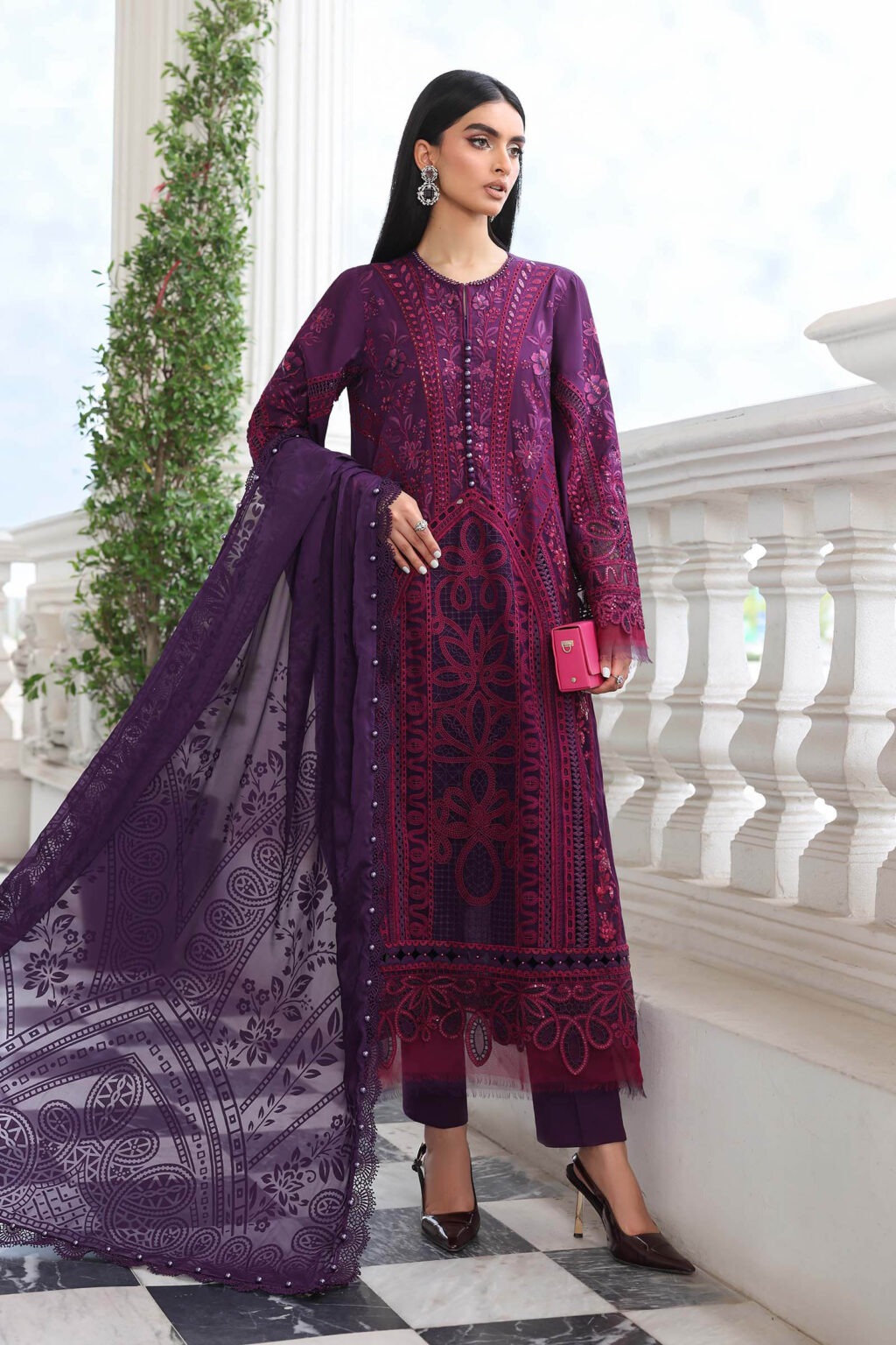 My Fashion Road MariaB Eid Lawn Unsititched Suit 2026 | 14 My Fashion Road MariaB Eid Lawn Unsititched Suit 2026 | 14
