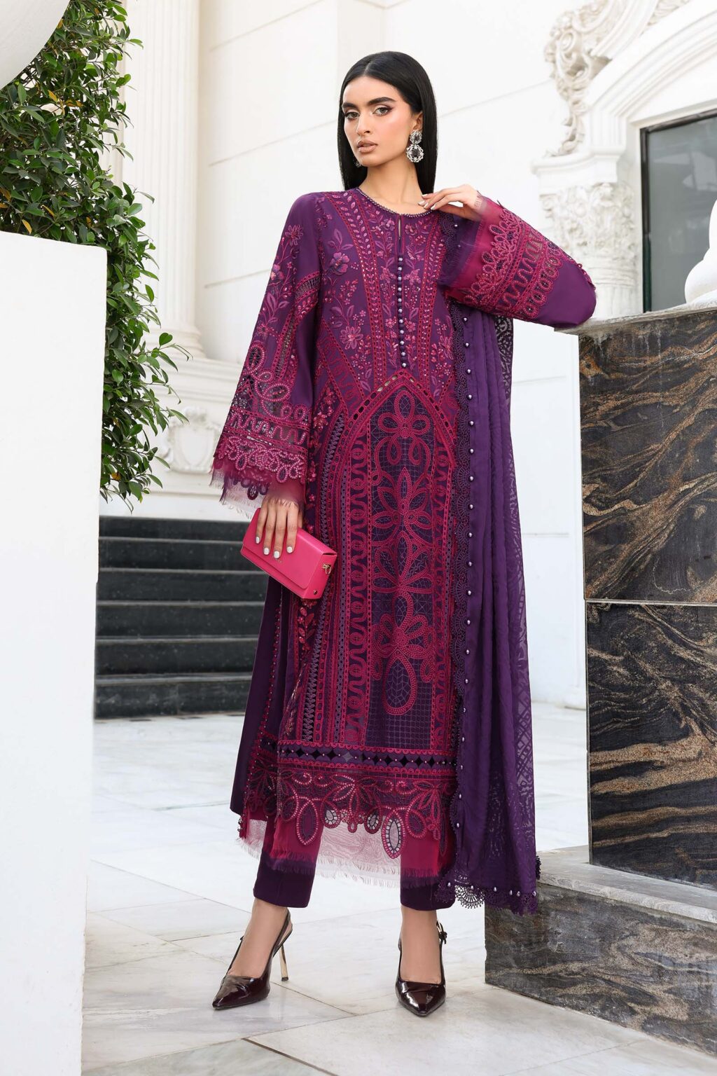 My Fashion Road MariaB Eid Lawn Unsititched Suit 2026 | 14 My Fashion Road MariaB Eid Lawn Unsititched Suit 2026 | 14
