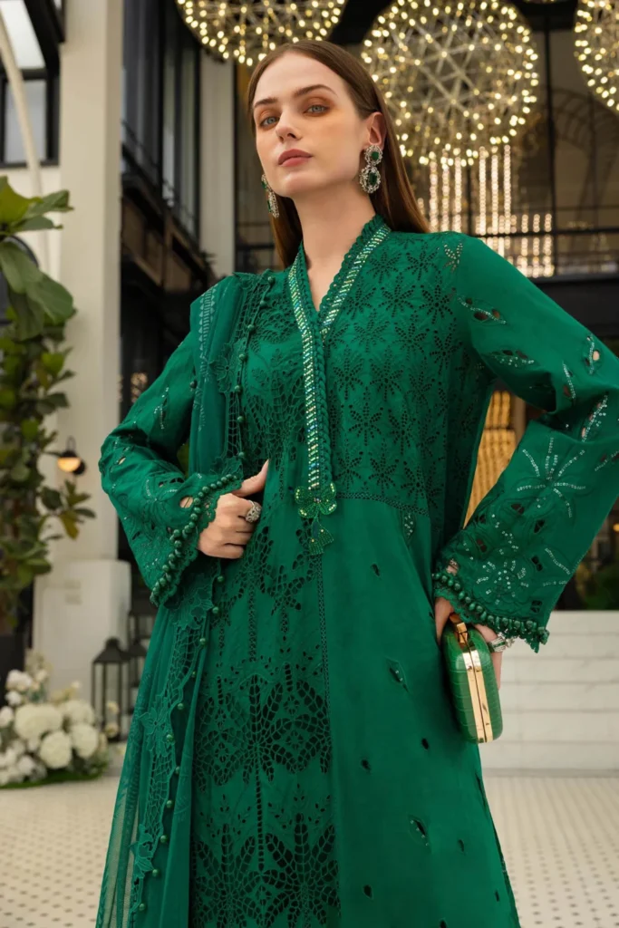 My Fashion Road MariaB Eid Lawn Unsititched Suit 2026 | 04 My Fashion Road MariaB Eid Lawn Unsititched Suit 2026 | 04