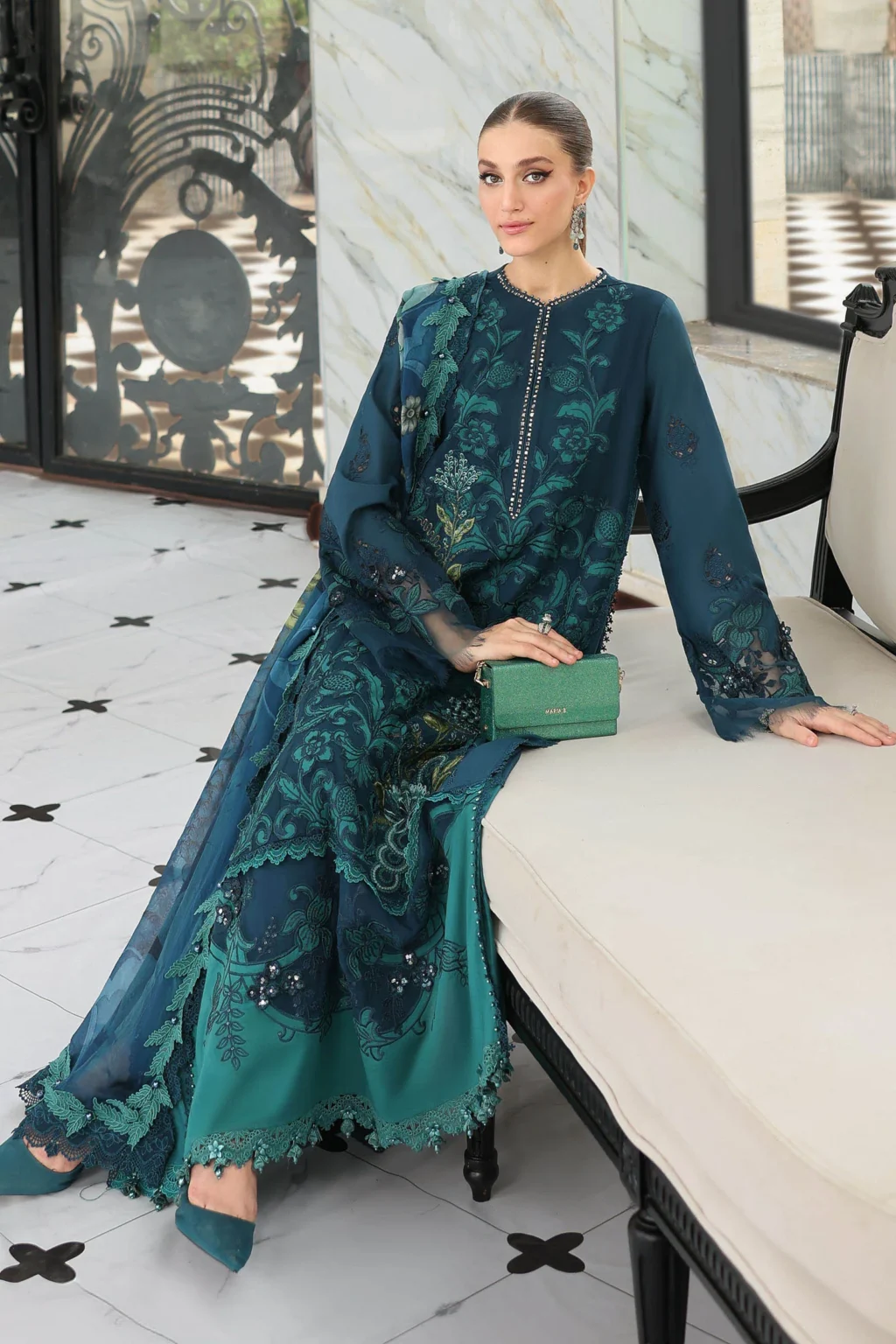 My Fashion Road MariaB Eid Lawn Unsititched Suit 2026 | 06 My Fashion Road MariaB Eid Lawn Unsititched Suit 2026 | 06