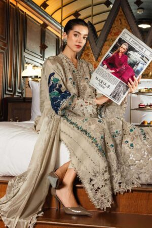My Fashion Road MariaB Eid Lawn Unsititched Suit 2026 | 08