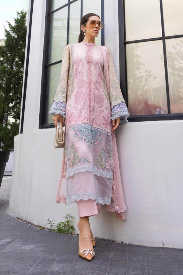 My Fashion Road MariaB Eid Lawn Unsititched Suit 2026 | 09