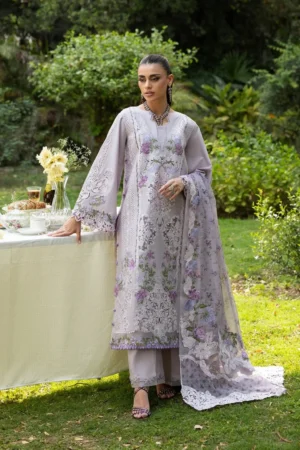 My Fashion Road Elaf Luxury Lawn Unstitched Suit Vol II 2026 | ELQ – 4B