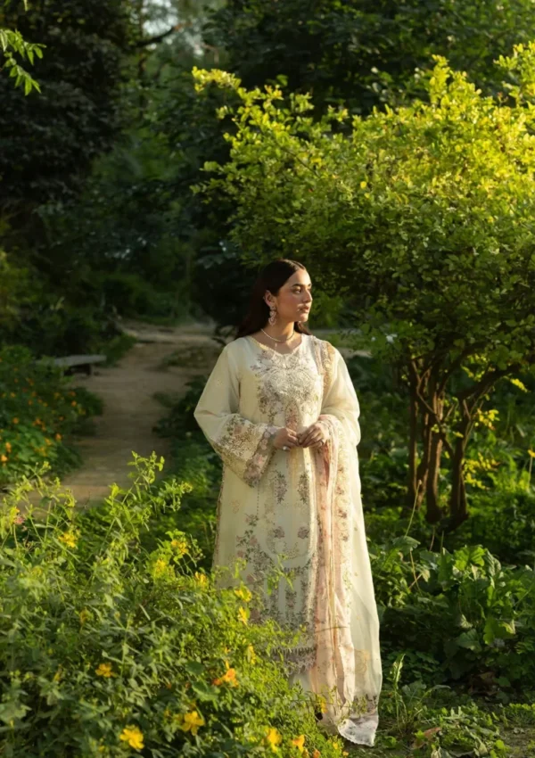 My Fashion Road Elaf Luxury Lawn Unstitched Suit Vol II 2026 |ELQ-7B