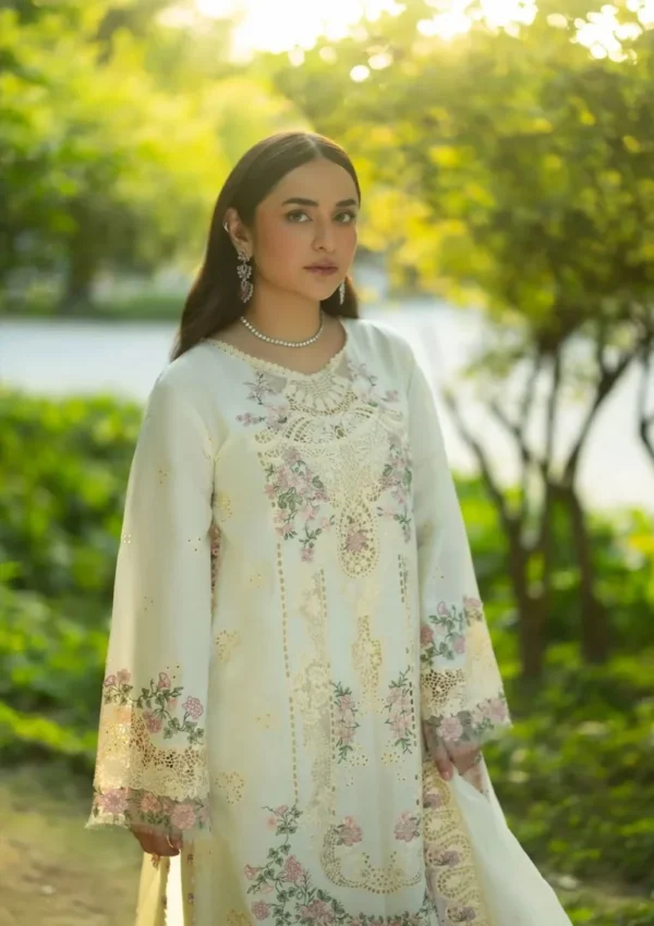 My Fashion Road Elaf Luxury Lawn Unstitched Suit Vol II 2026 |ELQ-7B