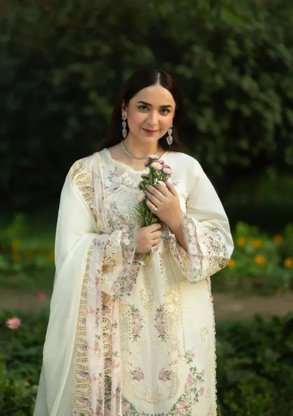 My Fashion Road Elaf Luxury Lawn Unstitched Suit Vol II 2026 |ELQ-7B
