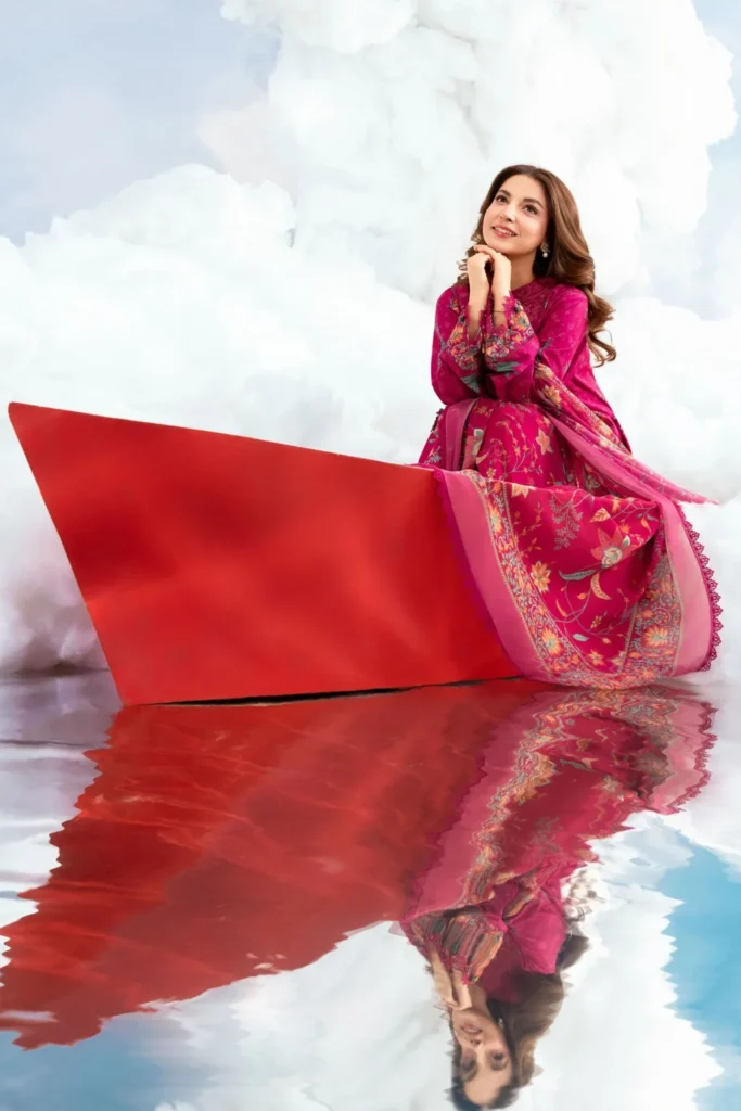 My Fashion Road MariaB MBasics Dreamscape Unstitched Suit Eid 2026 | 03B