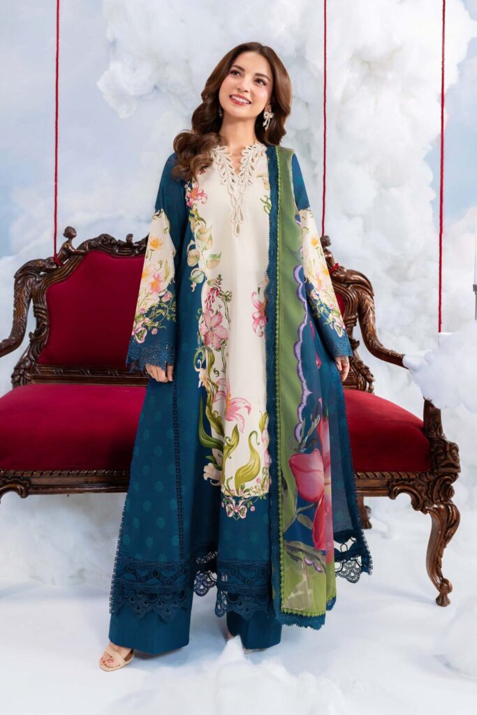My Fashion Road MariaB MBasics Dreamscape Unstitched Suit Eid 2026 | 05B
