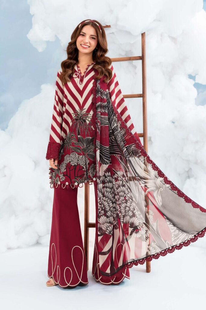 My Fashion Road MariaB MBasics Dreamscape Unstitched Suit Eid 2026 | 08B