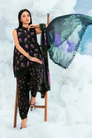 My Fashion Road MariaB MBasics Dreamscape Unstitched Suit Eid 2026 | 09B