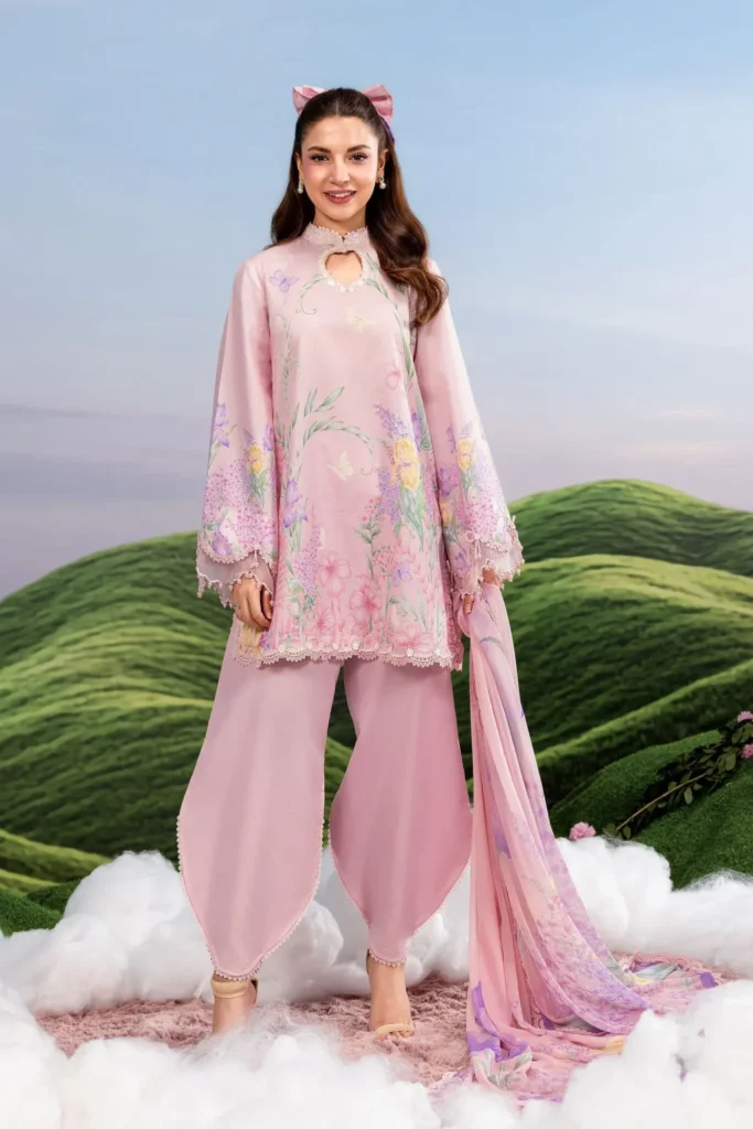 My Fashion Road MariaB MBasics Dreamscape Unstitched Suit Eid 2026 | 010B
