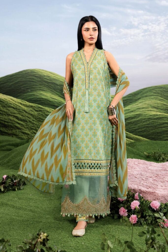 My Fashion Road MariaB MBasics Dreamscape Unstitched Suit Eid 2026 | 12B