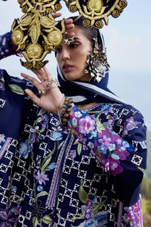 My Fashion Road Elan Pakistani Lawn Unstitched Suit 2026 | SONAMARG 9B