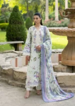My Fashion Road Elaf Signature Embroidered Lawn with Chiffon Dupatta Vol II ’26 | 3B