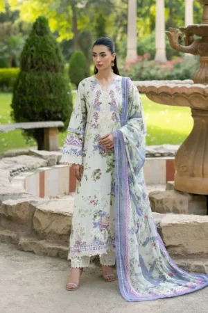 My Fashion Road Elaf Signature Embroidered Lawn with Chiffon Dupatta Vol II ’26 | 3B