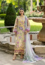 My Fashion Road Elaf Signature Embroidered Lawn with Chiffon Dupatta Vol II ’26 | 7A