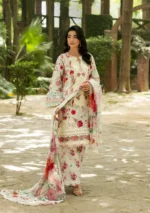 My Fashion Road Elaf Signature Embroidered Lawn with Chiffon Dupatta Vol II ’26 | 4A
