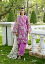 My Fashion Road Elaf Signature Embroidered Lawn with Chiffon Dupatta Vol II ’26 | 7B