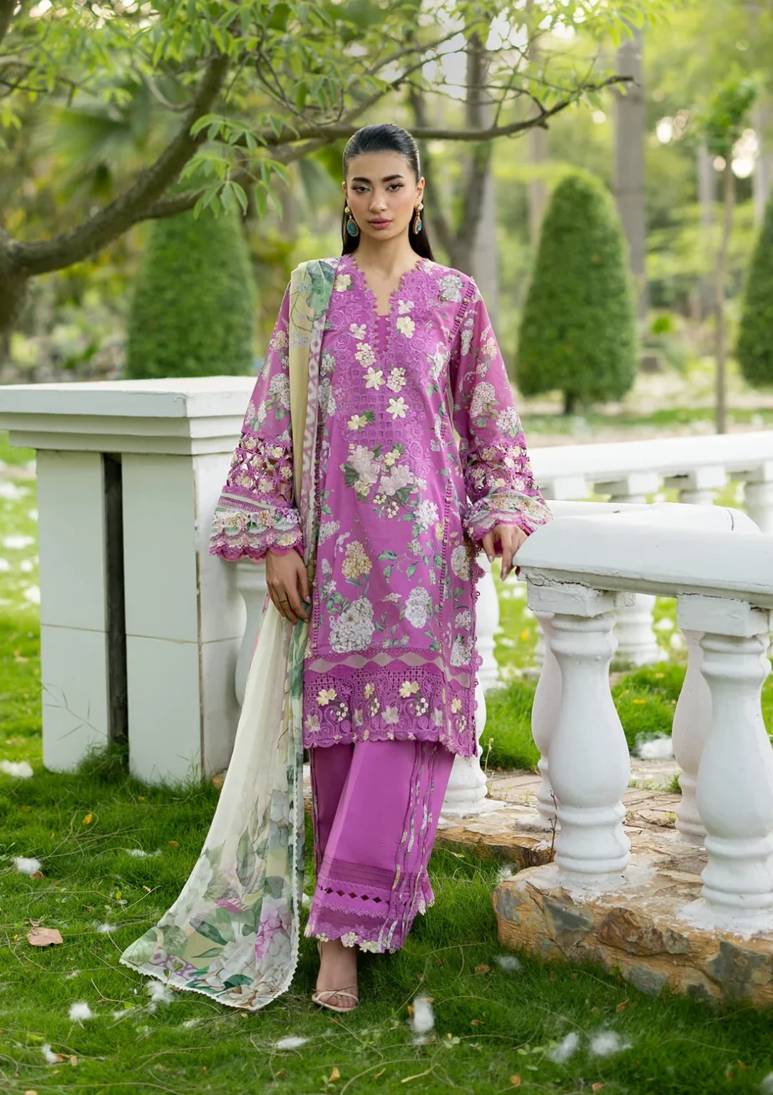My Fashion Road Elaf Signature Embroidered Lawn with Chiffon Dupatta Vol II ’26 | 7B My Fashion Road Elaf Signature Embroidered Lawn with Chiffon Dupatta Vol II ’26 | 7B