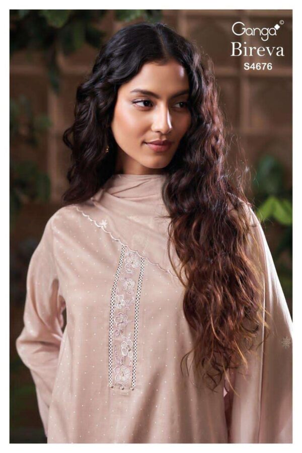 My Fashion Road Ganga Fashion Bireva Exclusive Fancy Ladies Dress | S4676 – A