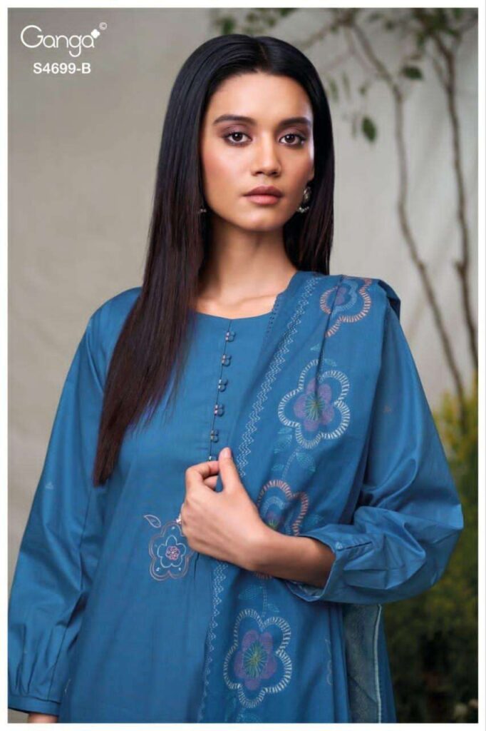 My Fashion Road Ganga Fashion Darpika Premium Designs Cotton Suit | S4699 – B