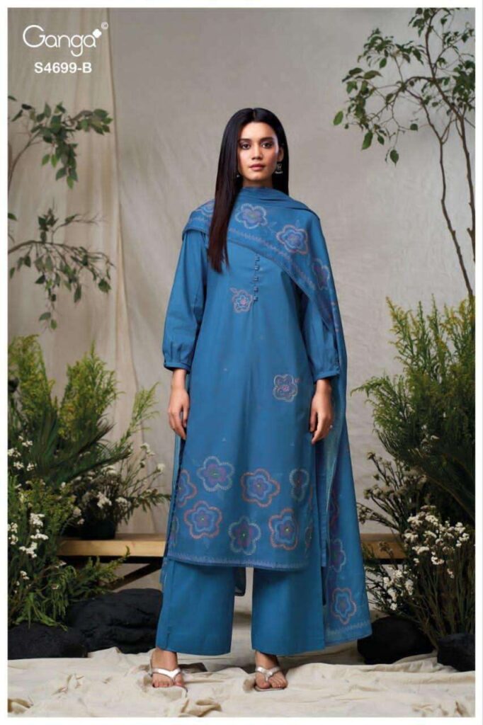 My Fashion Road Ganga Fashion Darpika Premium Designs Cotton Suit | S4699 – B