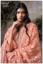 My Fashion Road Ganga Fashion Dusnea Premium Wear Ladies Suit | S4795 – C