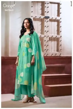 My Fashion Road Ganga Fashion Eiraaya Exclusive Designs Cotton Suit | S4759 – C