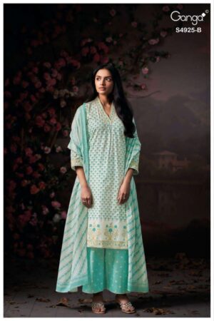 My Fashion Road Ganga Fashion Eshara Fancy Cotton Salwar Kameez | S4667 – B