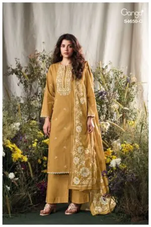 My Fashion Road Ganga Fashion Gynela Premium Designs Cotton Dress | S4650 – C