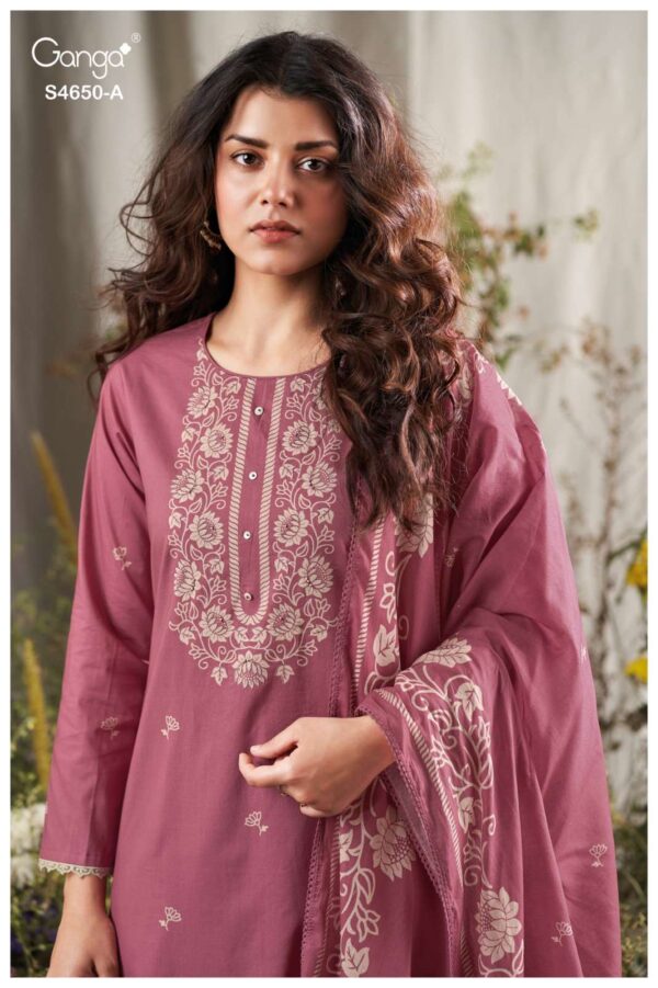 My Fashion Road Ganga Fashion Gynela Premium Designs Cotton Dress | S4650 – A