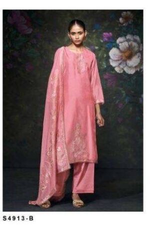 My Fashion Road Ganga Fashion Ismera Pure Cotton Ladies Dress | S4913 – B