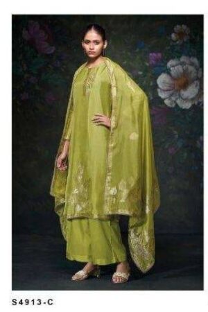 My Fashion Road Ganga Fashion Ismera Pure Cotton Ladies Dress | S4913 – C