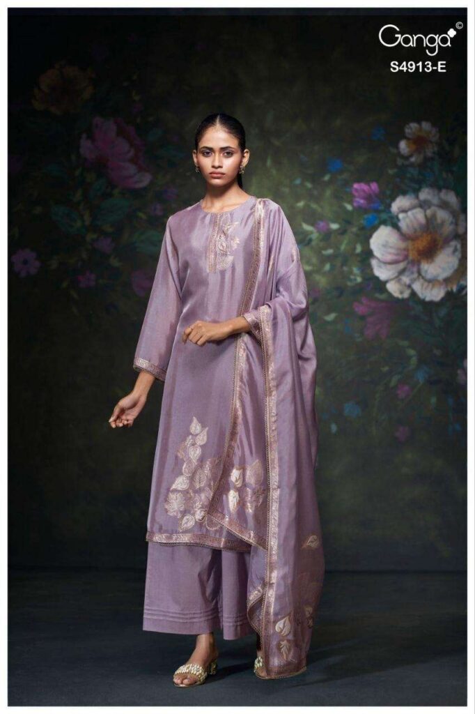 My Fashion Road Ganga Fashion Ismera Pure Cotton Ladies Dress | S4913 – C